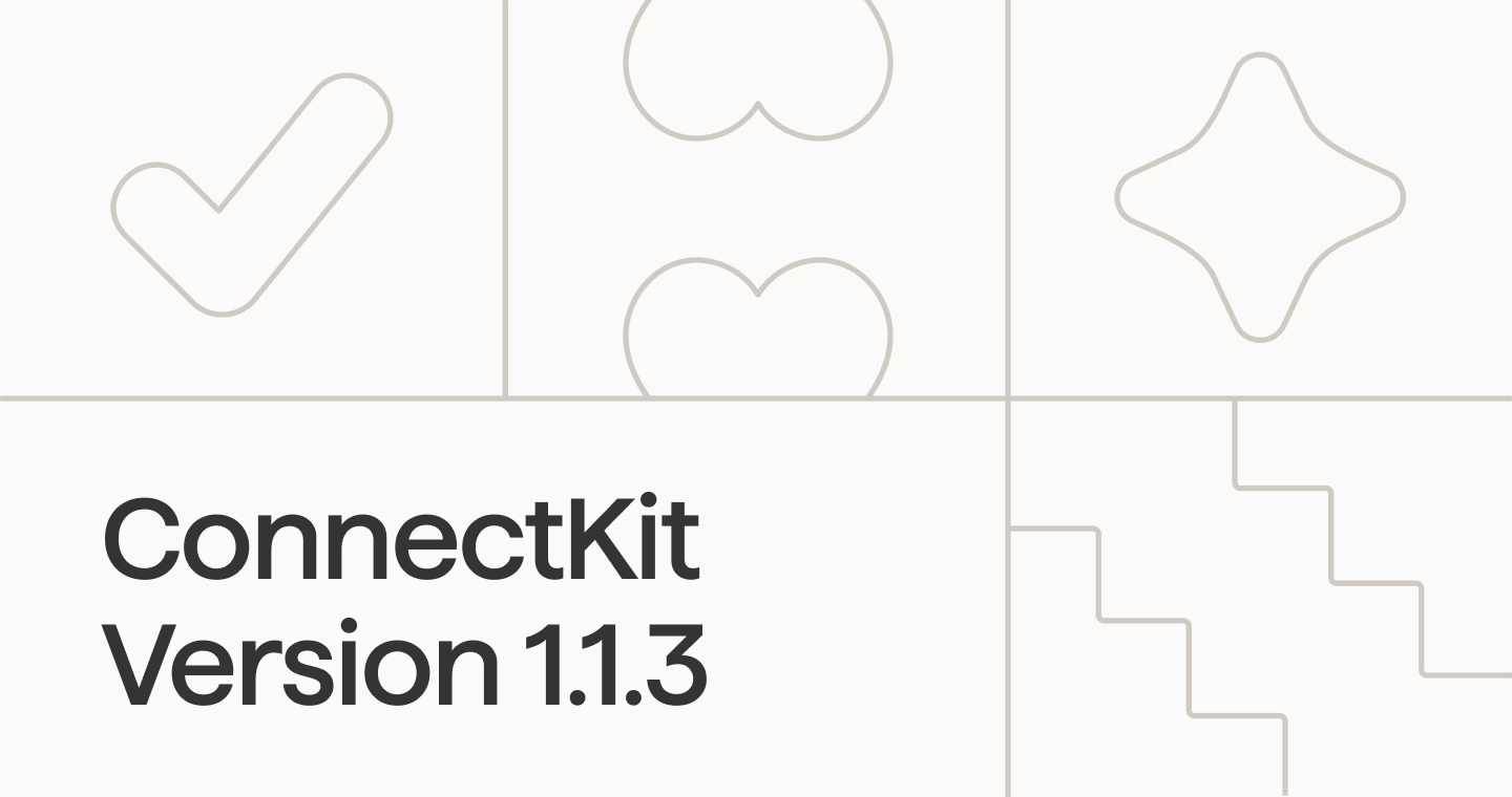 ConnectKit Update 1.1.3