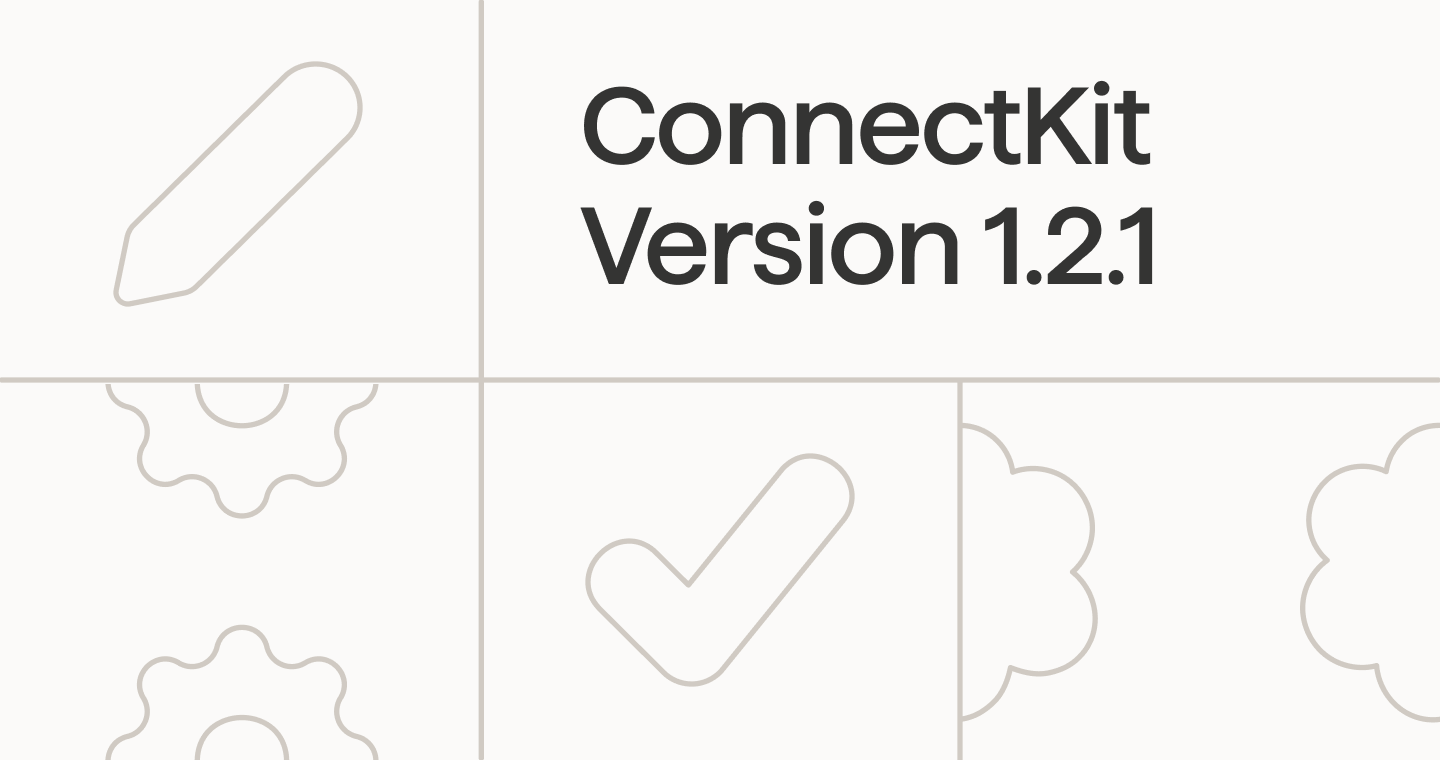 ConnectKit Update 1.2.1
